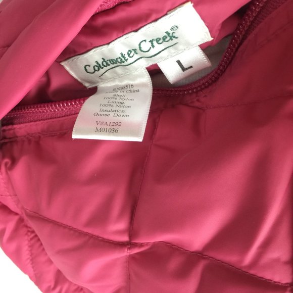 Coldwater Creek: REVERSABLE - GoOse Down- XL - Picture 4 of 4